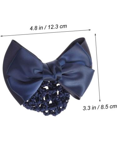 Ipetboom Hair Clip Bun Cover Bowknot Hair Clip with Hairnet Hair Net for Women French Barrette Bowknot French Hair Clip Bun Net Barrettes for Women Bow Hair Net Scarf Overlay Network Nurse - Buy Online on GoSupps.com