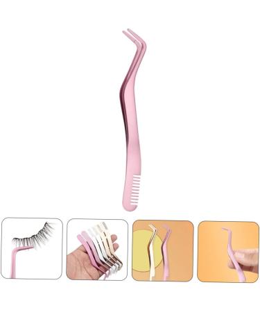 FRCOLOR 5pcs Eyelash Tweezers Set - Stainless Steel Lash Separator & Applicator Tool for Perfect Eyelashes - Ergonomic Design for Women - Buy Online on GoSupps.com