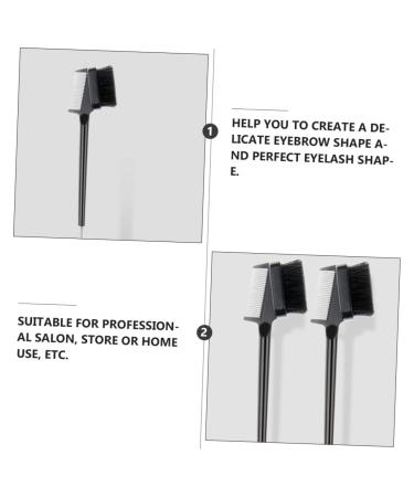 Didiseaon Double Head Eyebrow Brush & Comb - 2pcs Dual Purpose Makeup Tool | International Shipping Available - Buy Online on GoSupps.com