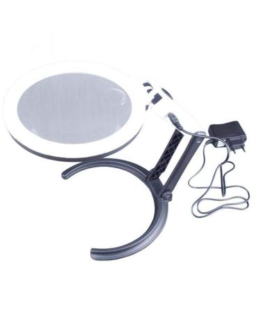 Desktop Magnifier LED Light Foldable Illuminated Magnifier Reading Magnifier 5X Made in China