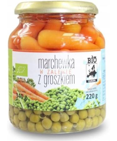  BIO EUROPA ZANAHORIE IN A LAGOON WITH GUISANTS ON A 340g (220g) ORGANIC BOTTLE - ORGANIC EUROPE - Buy Online on GoSupps.com