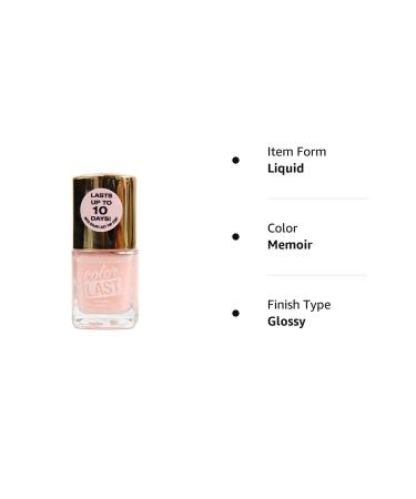 L.A. COLORS Color Last Nail Polish Memoir 0.50oz (CNP75) - Long-Lasting Nail Polish - Buy Online on GoSupps.com