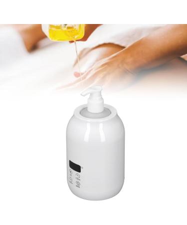 LED Display Lotion Massage Oil Warmer Adjustable Temperature & Timer UK Plug Portable Design Electric Warm Lotion Dispenser Good for Salon (White) - Buy Online on GoSupps.com