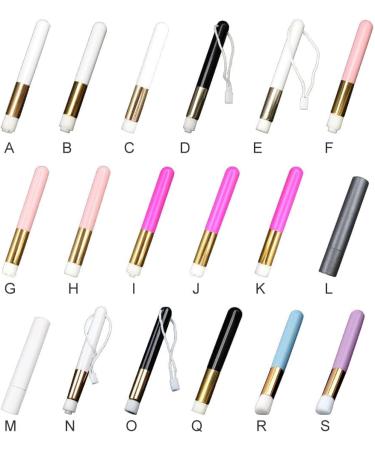 dijiusidy Lash Shampoo for Lash Extensions Deep Cleaning Nose Brushes Eyebrow Cleanser Blackhead Remover Applicator Make-up blue flat head - Buy Online on GoSupps.com