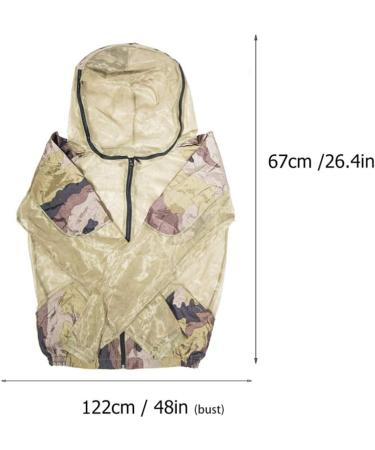 BESPORTBLE Lightweight Summer Bug Jacket with Hood | Mesh Netting Cover | Outdoor Protector | Light Green - Buy Online on GoSupps.com