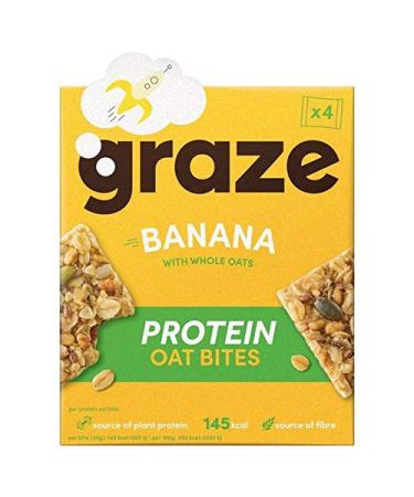 Graze Banana Protein Bites - 4 x 30g