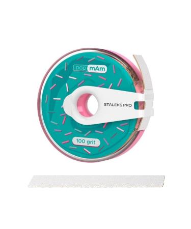 STALEKS PRO BOBBINAIL Donut with White File Refill Papmam Expert ATC Donut File Dispenser 6mts ( Donuts + Refill) (100 Grit) Donuts + recambio #100