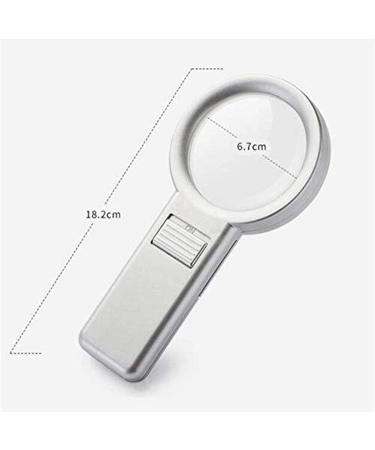 Magnifiers Magnifying Glass 10X Magnification Optical Glass Lens 10 Led Lights Reading Magnification Gift Microscope Optical Lenses Protect Vision Without Hurting Eyes Lofty Ambition - Buy Online on GoSupps.com