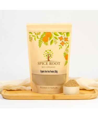Certified Organic Aloe Vera Powder 200g - Premium Quality for Skin and Hair - Buy Online on GoSupps.com
