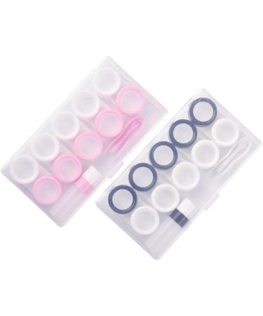Buy Healvian 8 Sets Contact Lens Storage Box - Travel-Friendly Colored Cases for Safe & Organized Lens Storage - Buy Online on GoSupps.com