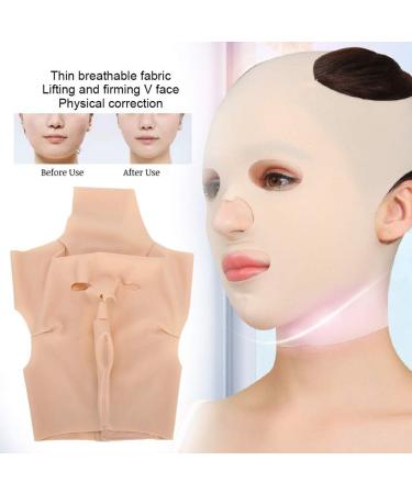 Zjchao Face Slimming Mask | Double Chin Reducer & V Line Lifting Strap | Neck and Chin Tightening Firming Tape for a Defined Contour - Buy Online on GoSupps.com