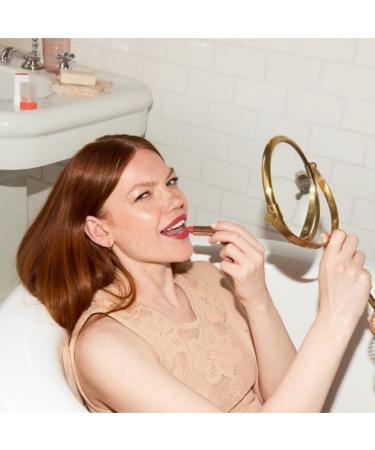 FLOWER BEAUTY Perfect Pout Lipstick by Drew Barrymore - Hydrating Creamy Lip Tint in Peony | Cruelty-Free & Vegan | Soothes Lips with Buildable Color & Natural Shine - Buy Online on GoSupps.com