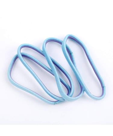 A&A Hair Beauty Hair Accessories Headwear Hairband Sports Band Rubber Ponytail Holder Hair Tie Sport Silicone Blue