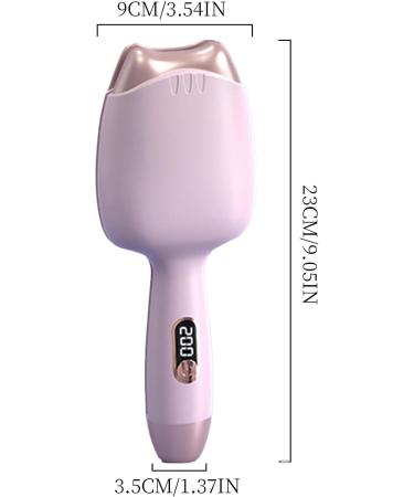 Generic Hair Crimper- 2 Barrel Ionic Crimper Beachy Wavy Hair Crimper Rapid Heating And Anti-Scald TechnologyCute Cat's Paw Design Ionic Curling Wand For Women Temp Adjustment Pink US - Buy Online on GoSupps.com