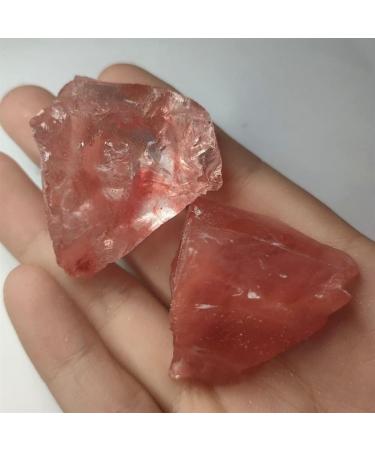 CrystalDecoration Raw red Crystals and Stones Specimen Rough Gemstone for Home Decoration 2-5cm Home Decoration (Size : 90-100g) - Buy Online on GoSupps.com