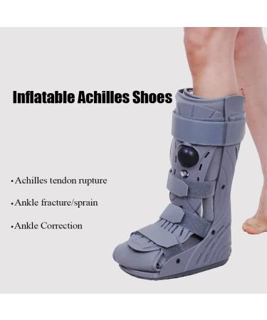 Ankle Fracture Boot Walker - Inflatable Semi-Rigid Support for Foot Pain Recovery & Stress Fractures - Large Size - Buy Online on GoSupps.com