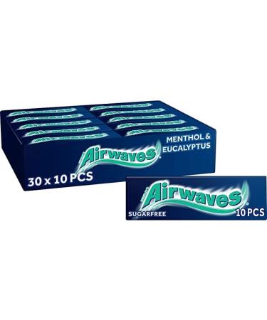 2 Full Packs of WRIGLEY'S Airwaves Chewing Gum (60 Single Packs) Menthol & Eucalyptus - Buy Online on GoSupps.com
