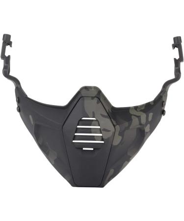 Atairsoft 3D Tactical Half Face Mask - Protective Military Paintball Mask for Outdoor Activities & Halloween - CS Hunting Accessories McBk - Buy Online on GoSupps.com
