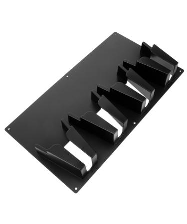 FRCOLOR Hair Clipper Storage Box Barber Clippers Trimmer Wall Electric Clipper Stand Salon Clipper Holder Hair Clipper Holder Wall Electric Clipper Rack Pvc Electric Clippers 36.00X20.00X5.00CM Black