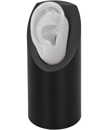Clear Silicone Ear Model for Acupuncture - Waterproof Hearing Tool Display with Black Rack (Right Ear) | International Shipping Available - Buy Online on GoSupps.com