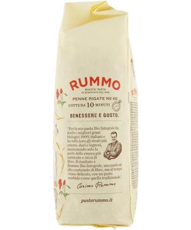  Italian Gourmet E.R. Rummo Pasta Integrale Penne rigate No. 66 Pack of 10 whole grain pasta 500g + Italian Gourmet polpa 400g - Buy Online on GoSupps.com