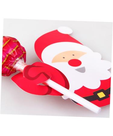  Ciieeo Ciieeo 50 x Lollipop Decorations Candy Lollipop Decorations Lollipop Decoration Christmas Decoration Christmas Lollipop Decoration Christmas Card Red - Buy Online on GoSupps.com