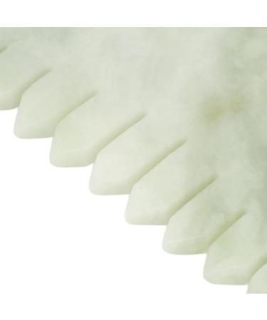 Ververt Touch Jadestone Head Therapy Massager - Scalp Massager for Bald Resistance Gua Sha Comb & Natural Skin Care Tool - Buy Online on GoSupps.com
