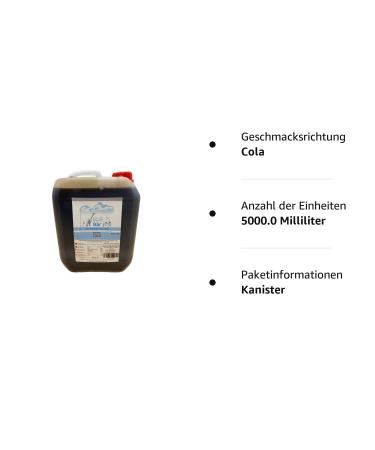 Ice Br Slush Syrup - 12 Fruity Varieties | 5L Cola Concentrate | Ideal for Slushy Makers & Ice Cream Beverages - Buy Online on GoSupps.com