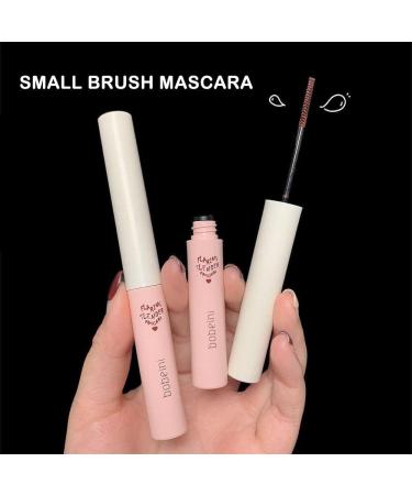 Mascara with Small Brush Head Waterproof and Long-Lasting Slender and Curly No Smudge Lengthened Thickened Fine Comb Type for Womenf 1.5g Brown - Buy Online on GoSupps.com
