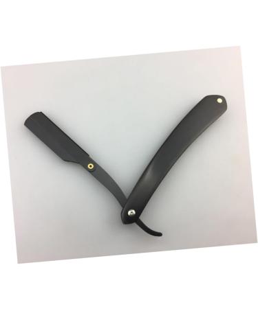 Fomiyes Men's Razor - Safe Folding Razor with Wooden Handle | Barber-Steel Eyebrow Knife for Grooming - Buy Online on GoSupps.com