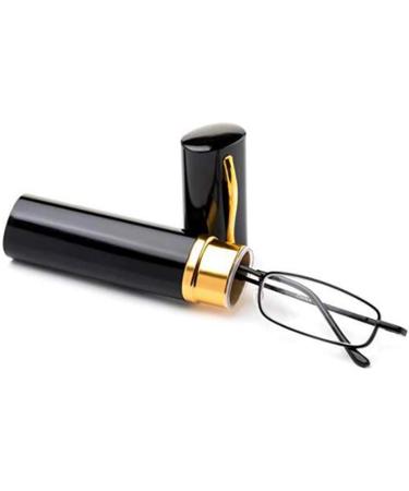 Shop Flexible Metal Reading Glasses +1.0 Diopters - Unisex Visual Aid with Case | Lightweight Feather-Hinge Design - Buy Online on GoSupps.com