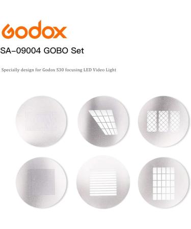 GODOX S30 LED Light Creative Effects: SA-09-004 GOBO - Buy Online on GoSupps.com