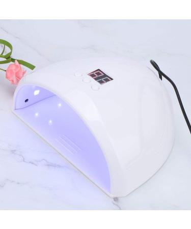 36W Intelligent LED UV Nail Lamp Dryer | Professional Manicure Tool for Perfect Nails - White - Buy Online on GoSupps.com