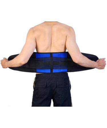 Adjustable Neoprene Double Pull Lumbar Support Belt for Pain Relief - XXXX-L (4XL) (48-52 inches) - Buy Online on GoSupps.com