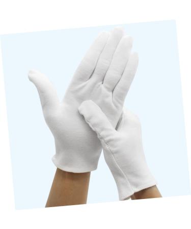 POPETPOP 12 Pair Cosmetic Moisturizing Industrial Kitchen Cleaning Spa Laboratory Hand White Medical Coin Work - Buy Online on GoSupps.com