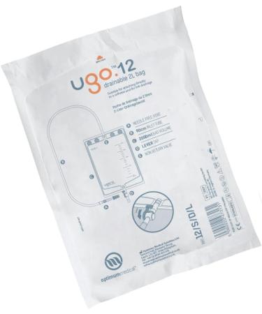 Ugo 2L Night Bags x10 - Catheter Drainage Bags with Lever Tap for Continuous Drainage (Pack of 10) - Sterile - Buy Online on GoSupps.com