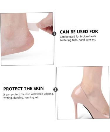High Heel Pads - Multi-Functional Cushion Inserts | Heel Grips & Stickers | Adhesive Moleskin & Silicone Gel - 2 Rolls (Beige - Buy Online on GoSupps.com