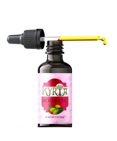 Kyria Greek Extra Virgin Olive Oil For Skin Care - Body Oil - Unrefined Cleansing Oil - Vitamin E - Face Moisturizer For Women - Active Skin Repair - 100% Pure cold pressed Greek Olive Oil - 2 FL OZ