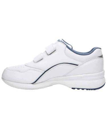 Propet Womens Tour Walker Strap Walking Walking Sneakers Shoes - White 10.5 White