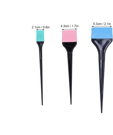 6pcs Silicone Hair Dye Brush Set Home Barber Shop Hair Coloring Salon Dye Tools - Buy Online on GoSupps.com