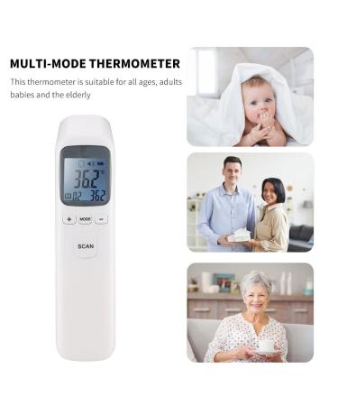 Infrared Digital Forehead Thermometer for Adults, Kids, and Babies - Non-Contact Body Temperature Thermometer for Home, Office, School, Shopping - Black - Buy Online on GoSupps.com