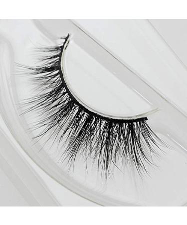 1 Pair 3D Mink Eyelashes - Fluffy Handmade Reusable Criss-Cross False Lashes for Natural Makeup | F07 - Buy Online on GoSupps.com