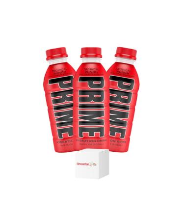 GroceriesRus GroceriesRus Prime Hydration by Logan Paul & KSI Naturally flavored sugar and caffeine free Tropical Punch 500 ml (pack of 3)