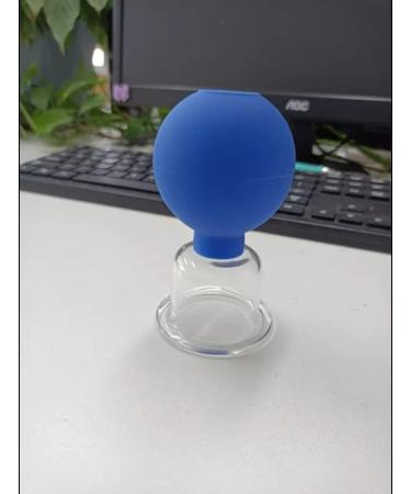 Physiocare Suction Cups for Physiotherapy - 55mm Rubber & Glass Massage Cups for Cellulite & Muscle Relaxation - Buy Online on GoSupps.com