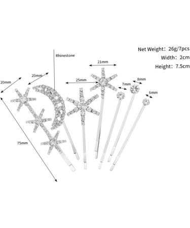 MAGICLULU 5 Sets Fringe Bobby Pin Womens Barrettes for Hair Barrettes for Women Hair Clips for Teen Girls Metal Hair Barrettes Hair Accessory for Women Korean Rhinestone Issue Card - Buy Online on GoSupps.com