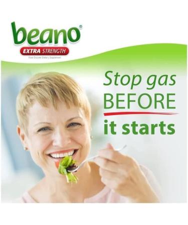Beano Extra Strength Gas Prevention & Digestive Enzyme Supplement 30 Count (Pack of 5) - Buy Online on GoSupps.com
