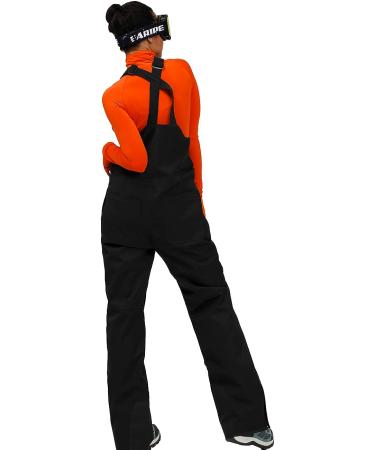 HOUZONIY Unisex Waterproof Insulated Snow Bib Pants - Black Medium - Buy Online on GoSupps.com