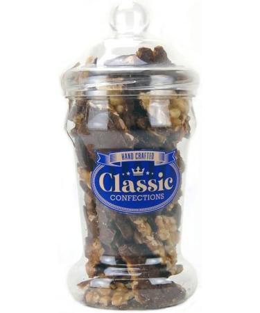 Bysel 660g Milk Chocolate Dipped Peanut Brittle in a Victorian Style Jar - Buy Online on GoSupps.com