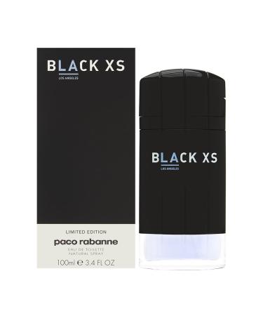 Black XS Los Angeles by Paco Rabanne for Men 3.4 oz Eau de Toilette Spray Limited Edition