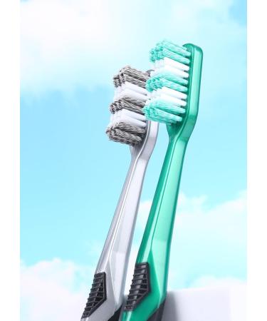 Hard Bristle Adult Toothbrushes - Set of 8 for Deep Cleaning | International Shipping Available - Buy Online on GoSupps.com